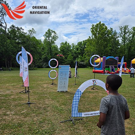 Obstacle Course for Drones – Perfect for STEM Challenges & Training