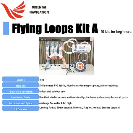customized obstacle course  Flying Loops Kit A