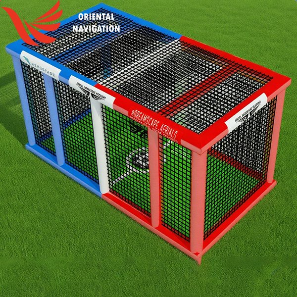 customized inflatable drone soccer arena