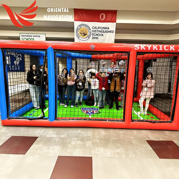 customized inflatable drone soccer arena15ftx9ftx7ft