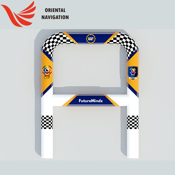 Oriental Navigation customized inflatable Glowing Gate