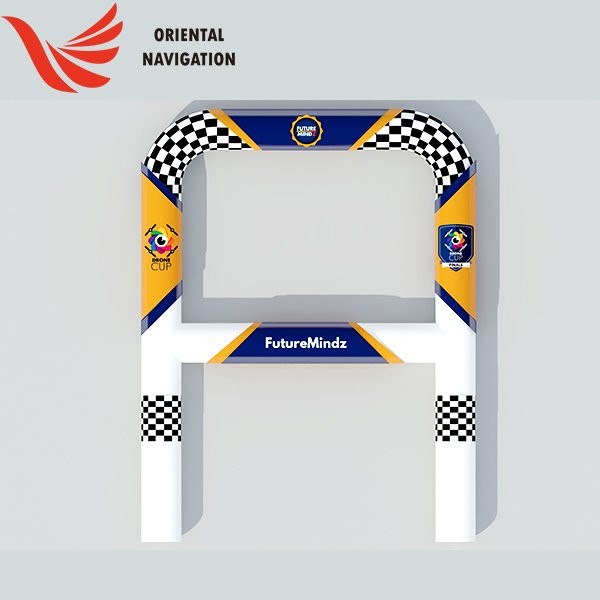 Oriental Navigation customized inflatable Glowing Gate