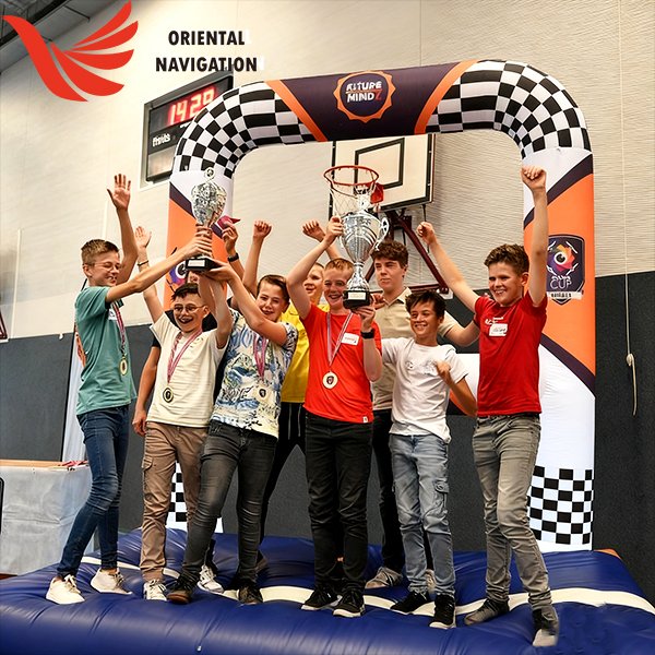 Inflatable Glowing Gate for Netherlands STEM Events: Durable, Portable & Customizable