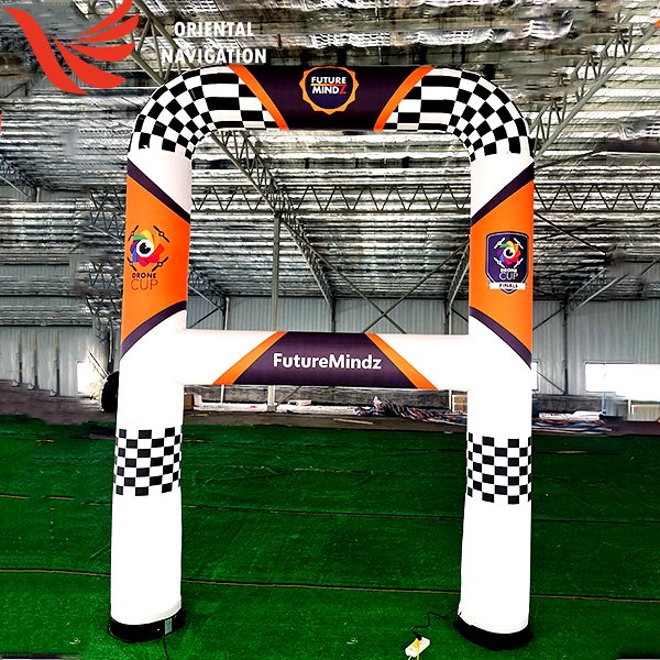 Actual Photos of Custom Inflatable Glowing Gate