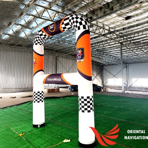 Actual Photos of TIM's Custom Inflatable Glowing Gate