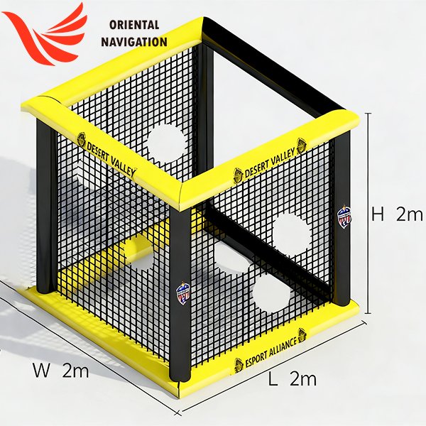 Oriental Navigation inflatable obstacle course