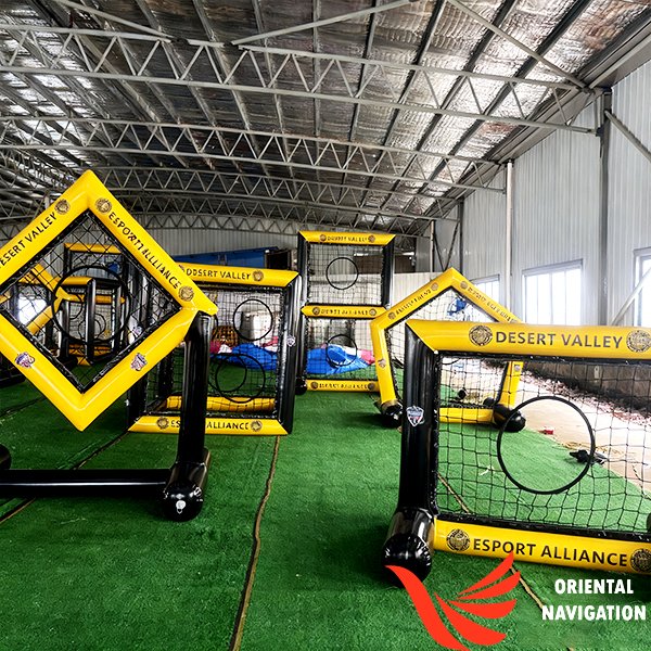Oriental Navigation Custom Inflatablae Obstacle Course for US Schools