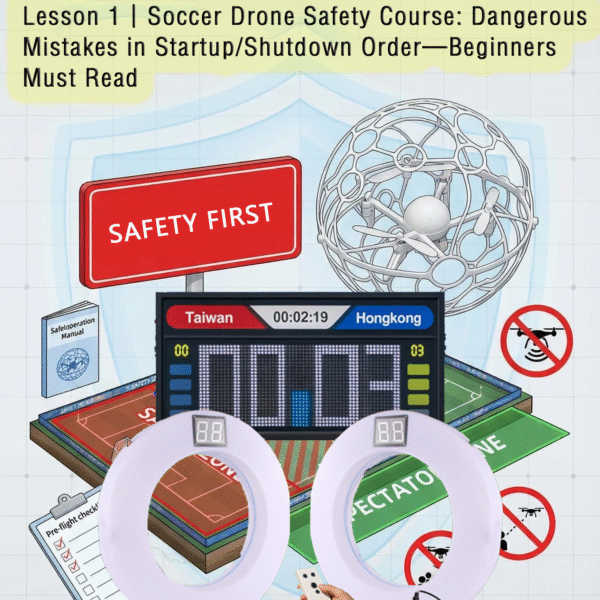 Lesson 1丨Soccer Drone Safety Course: Dangerous Mistakes in Startup/Shutdown Order—Beginners Must Read