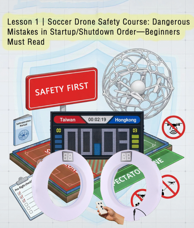 Lesson 1丨Soccer Drone Safety Course: Dangerous Mistakes in Startup/Shutdown Order—Beginners Must Read Lesson 1丨Soccer Drone Safety Course: Dangerous Mistakes in Startup/Shutdown Order—Beginners Must Read