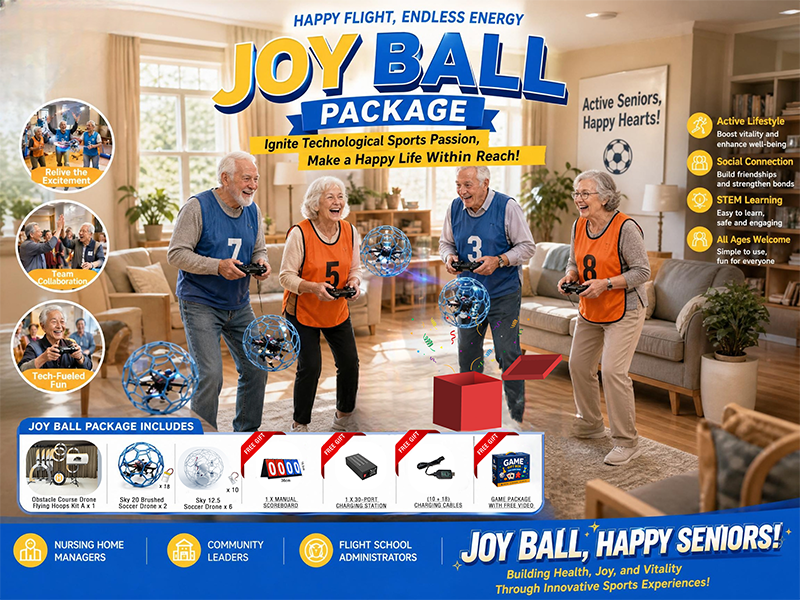 Joy Ball Drone Silver & Community Leisure Version