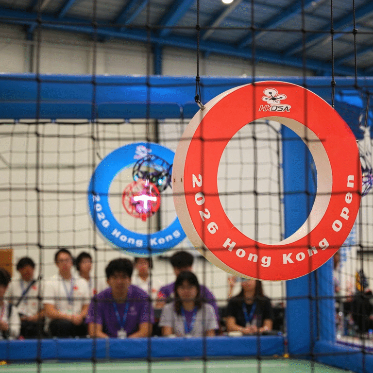2026 FAI Hong Kong Open Drone Soccer Championship teams group photo